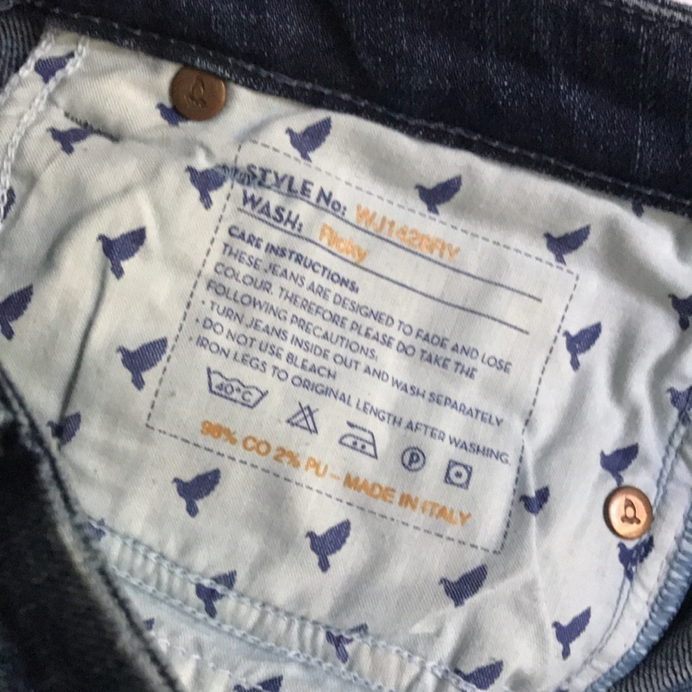 MiH Breathless Low Rise Skinny Jeans Ricky Dark Wash 26 Italy - Picture 12 of 16